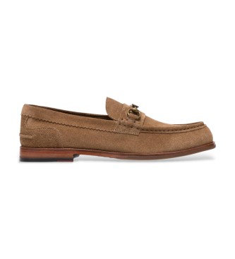 Clarks CraftJames L - Baskets en cuir beige