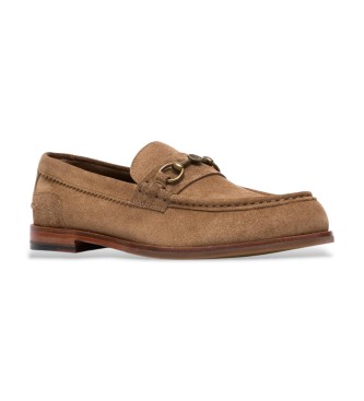 Clarks CraftJames L - Baskets en cuir beige