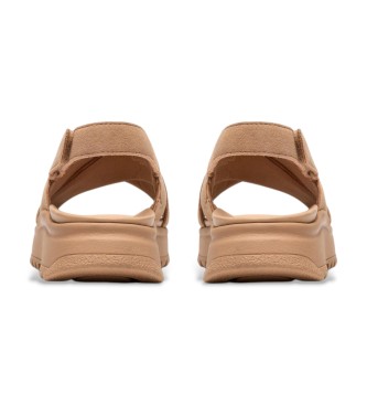 Clarks Sandali Wish DashLite in pelle beige