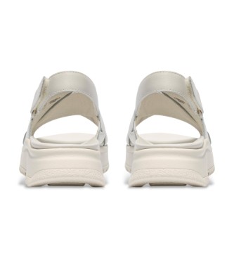 Clarks Sandales en cuir DashLite Wish blanc