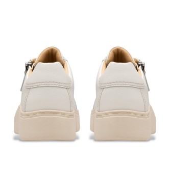 Clarks Mykah Joy Leren Sneakers Wit