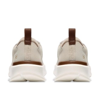 Clarks Trainers Solevana Style gebroken wit