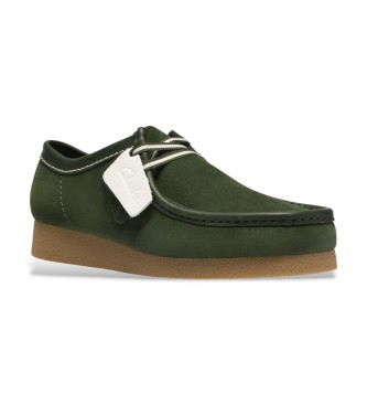Clarks Chaussures en cuir WallabeeEV vertes