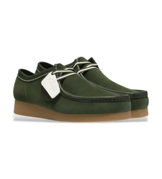 Clarks Chaussures en cuir WallabeeEV vertes