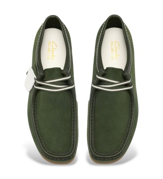 Clarks Chaussures en cuir WallabeeEV vertes
