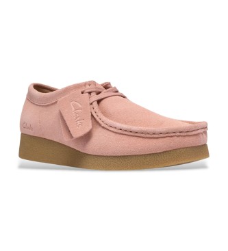 Clarks WallabeeEVOSh Lederschuhe rosa