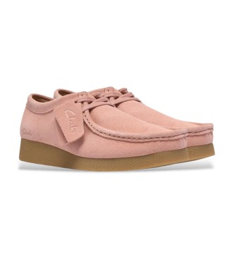 Clarks WallabeeEVOSh Lederschuhe rosa