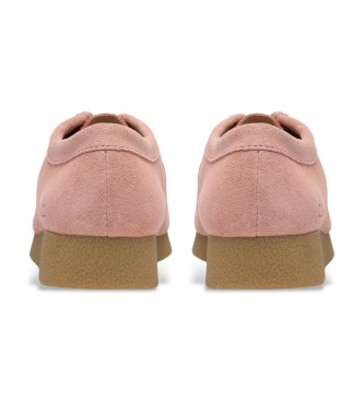 Clarks WallabeeEVOSh Lederschuhe rosa