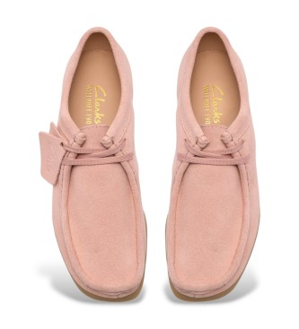 Clarks WallabeeEVOSh Lederschuhe rosa