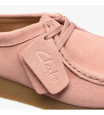 Clarks WallabeeEVOSh Lederschuhe rosa