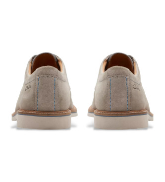 Clarks Atticus LTLace grey leather shoes