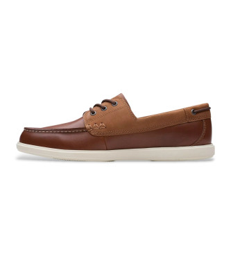 Clarks Bratton Boat bruna lderskor