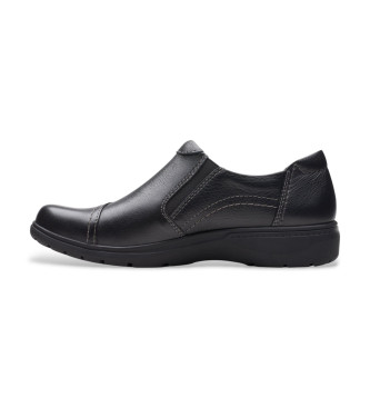 Clarks Usnjeni čevlji Carleigh Ray črni