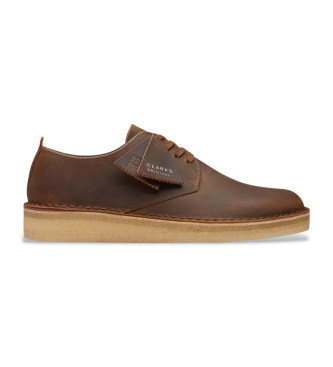 Clarks Coal London brown leather shoes