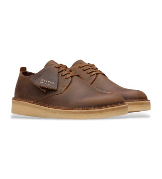 Clarks Coal London brown leather shoes