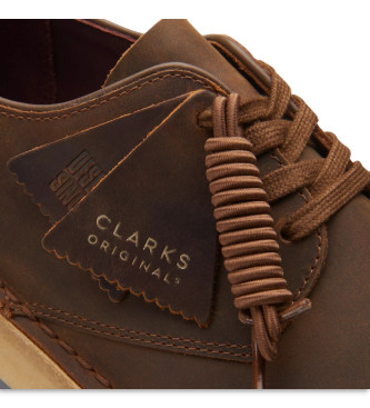 Clarks Coal London brown leather shoes