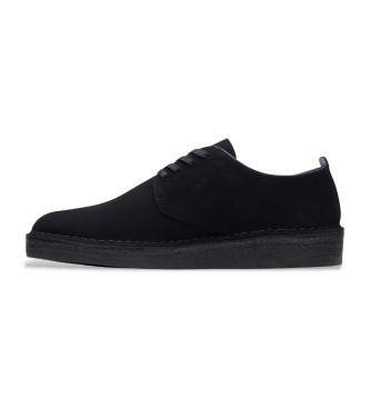 Clarks Coal London leather shoes black