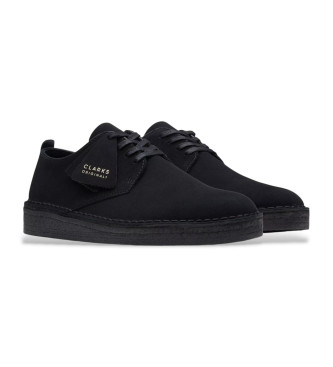 Clarks Coal London leather shoes black