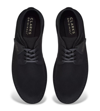 Clarks Coal London leather shoes black