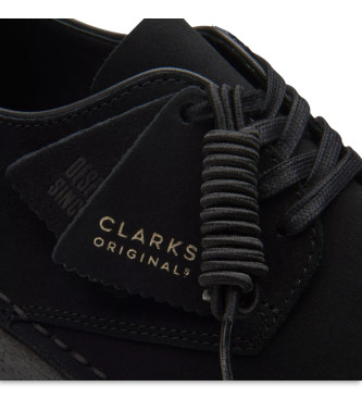 Clarks Coal London leather shoes black