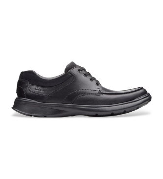 Clarks Sapatos de couro Cotrell Edge preto