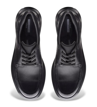 Clarks Sapatos de couro Cotrell Edge preto