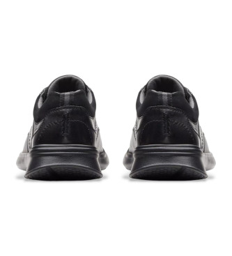 Clarks Sapatos de couro Cotrell Edge preto