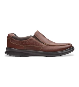 Clarks Zapatos de Piel Cotrell Free marrón
