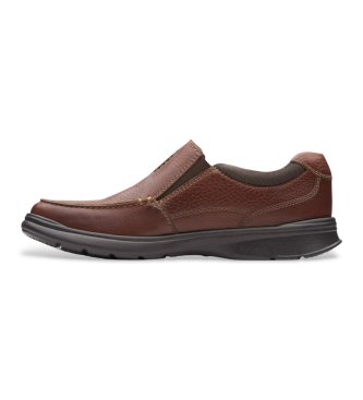 Clarks Zapatos de Piel Cotrell Free marrón