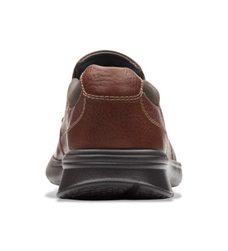 Clarks Zapatos de Piel Cotrell Free marrón