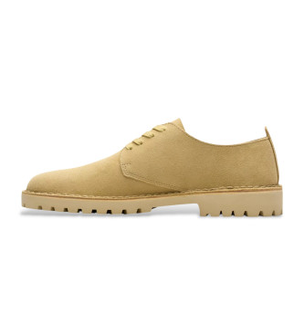 Clarks Scarpe Desert Rock Lo in pelle gialla