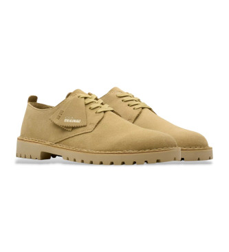 Clarks Scarpe Desert Rock Lo in pelle gialla