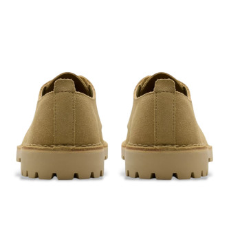 Clarks Scarpe Desert Rock Lo in pelle gialla