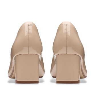 Clarks Fernie Trim beige lderskor