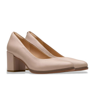 Clarks Freva55 Court sapatos de couro bege