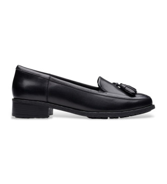 Clarks Havisham Edge Loafer black leather shoes 