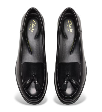 Clarks Havisham Edge Loafer black leather shoes 