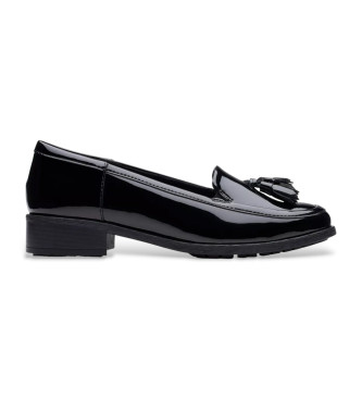 Clarks Havisham Edge leather shoes black