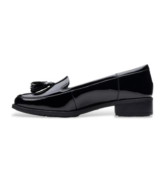 Clarks Havisham Edge leather shoes black
