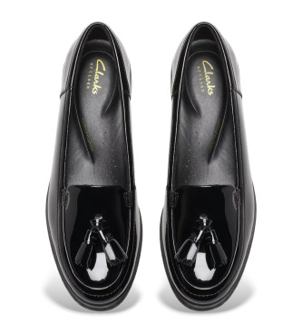 Clarks Havisham Edge leather shoes black