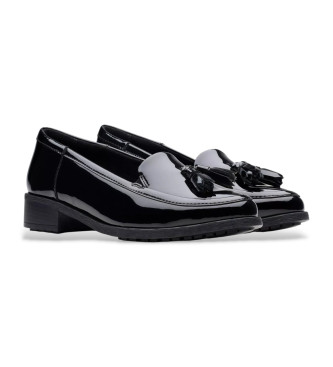 Clarks Havisham Edge leather shoes black