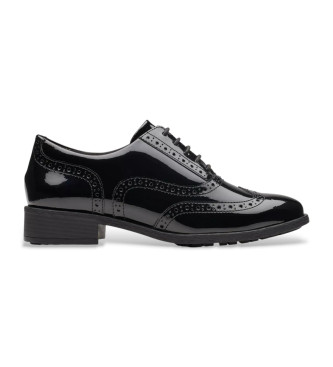 Clarks Havisham Oak leather shoes black
