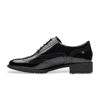 Clarks Havisham Oak leather shoes black