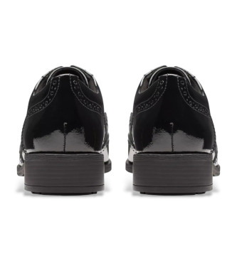 Clarks Havisham Oak leather shoes black