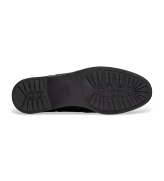 Clarks Havisham Oak leather shoes black