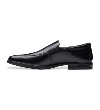 Clarks Howard Edge sapatos de couro preto