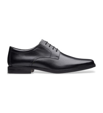Clarks Howard Walk chaussures en cuir noir