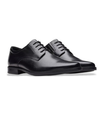 Clarks Howard Walk chaussures en cuir noir