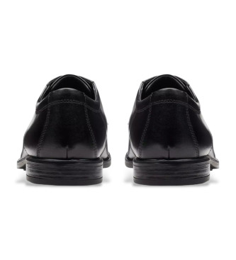 Clarks Howard Walk chaussures en cuir noir