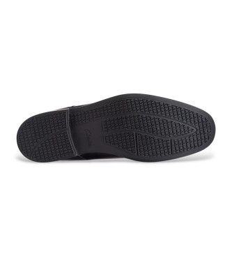 Clarks Howard Walk chaussures en cuir noir